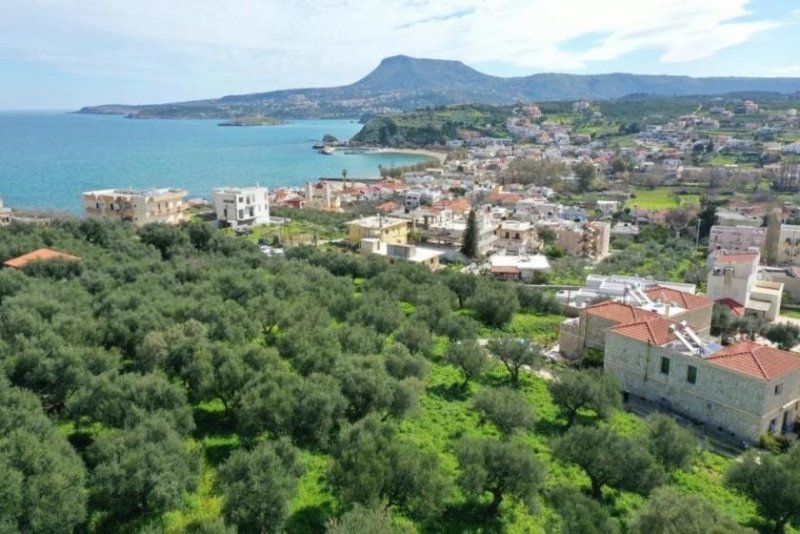 Kalyves Kreta, Kalyves: Grundstück zum Verkauf in Kalyves mit atemberaubender Aussicht Grundstück kaufen